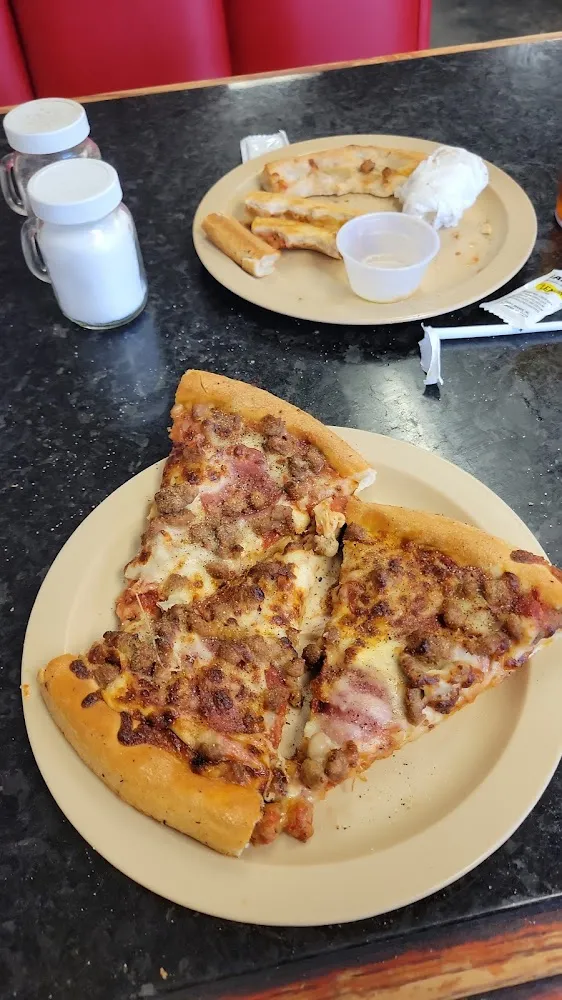 All Meat Pizza from Buffet